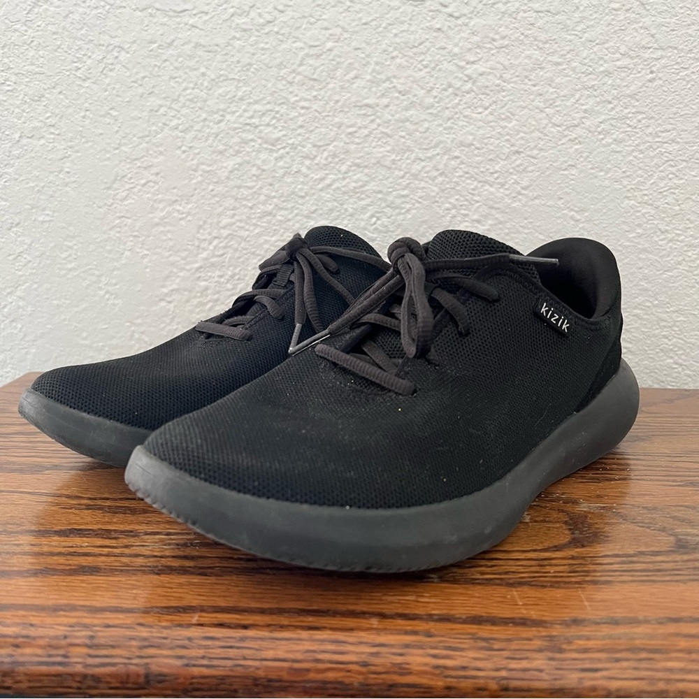 Kizik Madrid Eco Knit Black Sneakers Men's 9.5 Women's 11